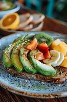 Tropical Toast Avocado Toast with a Tulum Twist photo