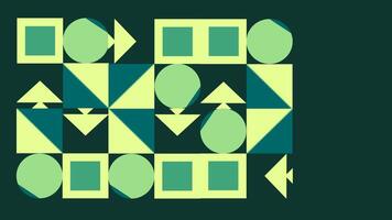 abstrakt Muster geometrisch Animation Hintergrund video