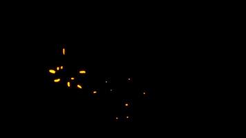sparks effect animation loop video