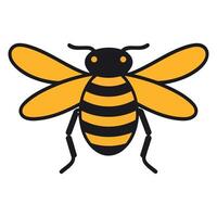 icon depicting a bee with honey, representing health and natural products derived from bees. vector