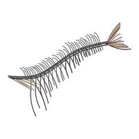 fish bone dynamic digital projects and designs. vector
