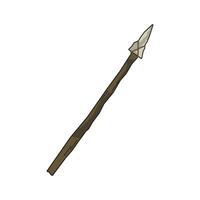 spear pixel art for dynamic digital projects and designs. vector