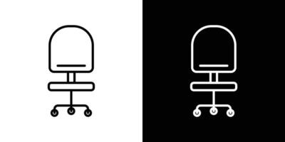 Office chair icon vector