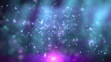 4k Purple Dust And Bokeh Particles Animation Background video