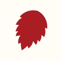 Simple Summer Leaf Autumn Leaf Element vector