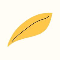Simple Summer Leaf Autumn Leaf Element vector