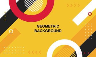 Geometric Abstract background. Modern asymmetrical and geometric shapes. illustration for template design, banners, covers, flyers, cards, web, and pages vector