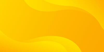 Bright yellow dynamic abstract background. Modern lemon orange color. Fresh template banner for web, pages, sales, events, holidays, parties, and falling. waving shapes with soft shadow vector