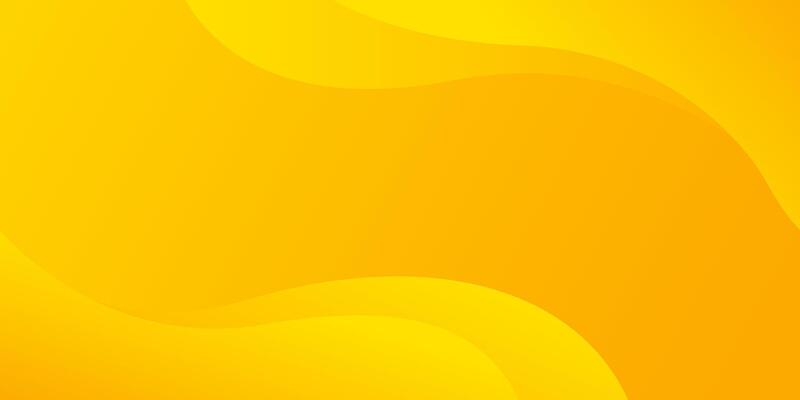 Bright yellow dynamic abstract background. Modern lemon orange color. Fresh template banner for web, pages, sales, events, holidays, parties, and falling. waving shapes with soft shadow