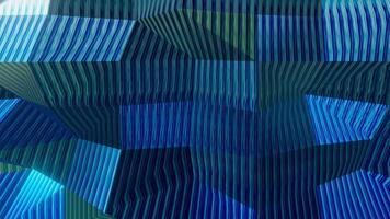 Abstract background with blue and flashing lines, sales banner video