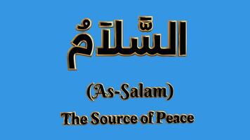 3D animation of the word ''As-Salam'' The nature of God ''Allah'' in the Islamic religion which means ''The Source of Peace'' video
