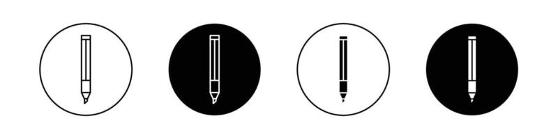 Marker icon set. map location pin symbol. position pointer button. address marker sign. vector