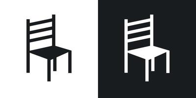 Chair icon set. vector