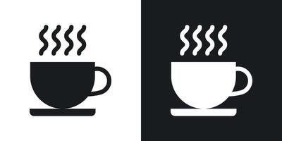 Coffee icon set. vector