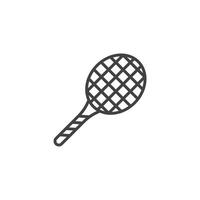 Racquet icon set. vector
