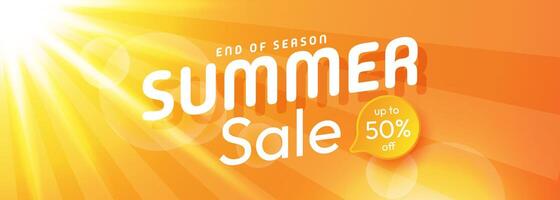 Summer Sale background. Shining summer background. vector