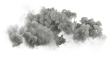 cortar realista oscuridad cúmulo hinchado lluvia nubes 3d representación png