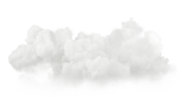 Fluffy heaven dream clouds cutout backgrounds 3d render png
