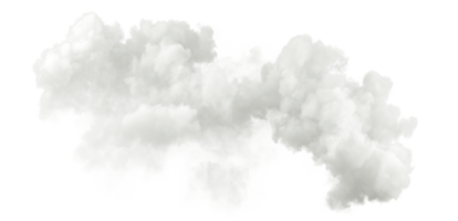 Isolate freedom clouds shapes flow 3d render png
