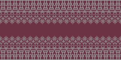 Elegant Textile Border with Floral Motif.Vintage Textile Border for Classic Designs.Colorful Textile Border with Geometric Patterns vector