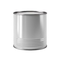 Durable Metal Can, Cylindrical, Shiny Container for Safe and Efficient Food or Beverage Storage png