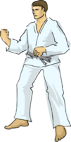 Martial player illustration png