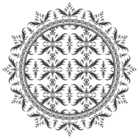 ethnique mandala. mandala floral ornemental circulaire modèle. ethnique sans couture rond modèle. ancien tribal ornement. classique antique luxe élément. décoratif pour textile, tissu, tapis, tatouage. png