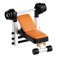 Gym and Fitness 3D Icon png