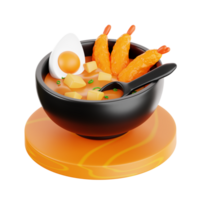 japonés comida 3d icono png