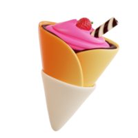 dolce cibo 3d icona png