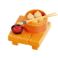 japonés comida 3d icono png