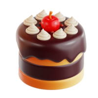 dolce cibo 3d icona png