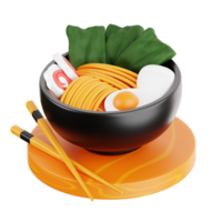 giapponese cibo 3d icona png