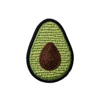 brodé pièce badge avec Avocat logo sur un isolé avec transparent Contexte png
