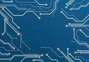 Abstract digital background with technology circuit board texture. Electronic motherboard illustration. Communication and engineering concept vector