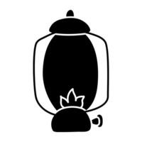 A unique design icon of lantern vector