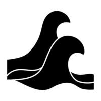 An icon design of shark vector