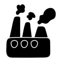 Perfect design icon of factory building vector