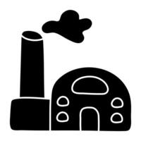 Perfect design icon of factory building vector