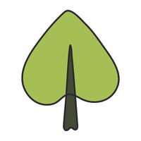 Creative design icon of leaf vector