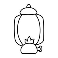 A unique design icon of lantern vector