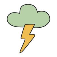 Thunderstorm icon in perfect design vector