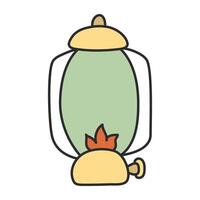 A unique design icon of lantern vector