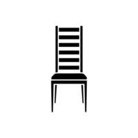 Chair icon . Armchair illustration sign. Furniture symbol or logo. vector