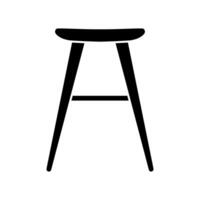 Chair icon . Armchair illustration sign. Furniture symbol or logo. vector