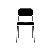 Chair icon . Armchair illustration sign. Furniture symbol or logo. vector