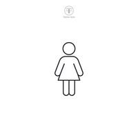 human people Icon theme symbol illustration isolated on white background vector