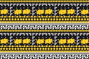 étnico diseño modelo pareo de malasia modelo geométrico diseño geométrico modelo bordado negro amarillo blanco rosado textil huellas dactilares tela patrones almohadas alfombra cortinas mantas cama hojas fondos de pantalla superficie vector