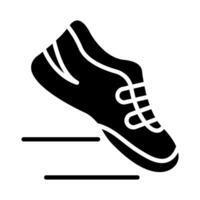 Running shoe set icon. Orange sneaker, yellow accents, red sole, sports footwear, athletic, exercise, fitness, competition, speed, movement. vector