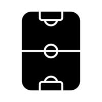 Soccer field set icon. Football pitch, goalposts, center circle, green turf, sports arena, playing field, team sport, match area. vector